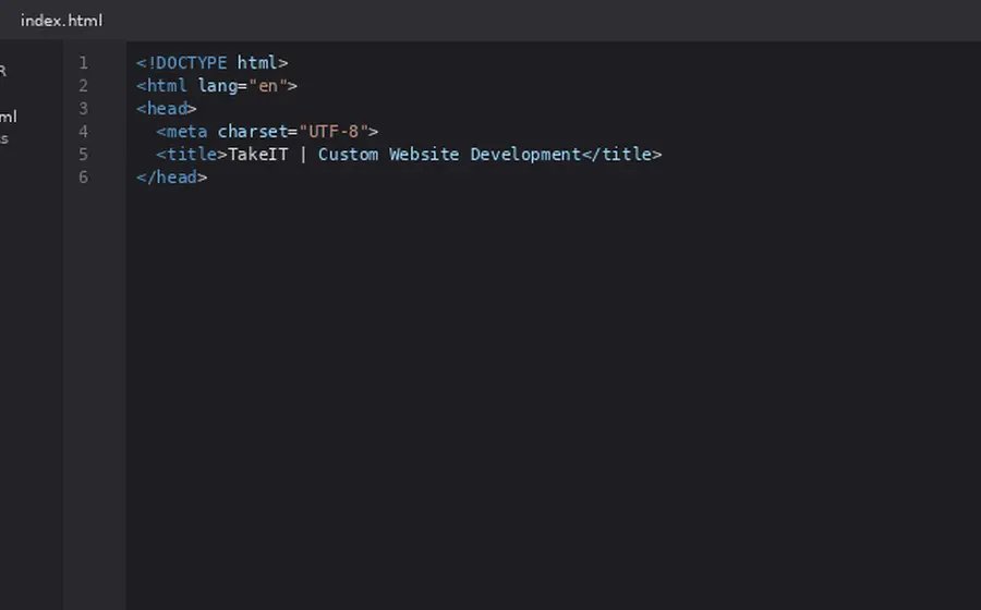 Html editor fast multisection